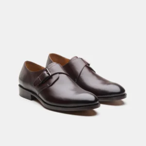 Goodyear Welted Dark Brown Single Strap Monks